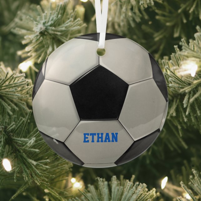 Personalized Soccer Ball Ornament (Insitu)