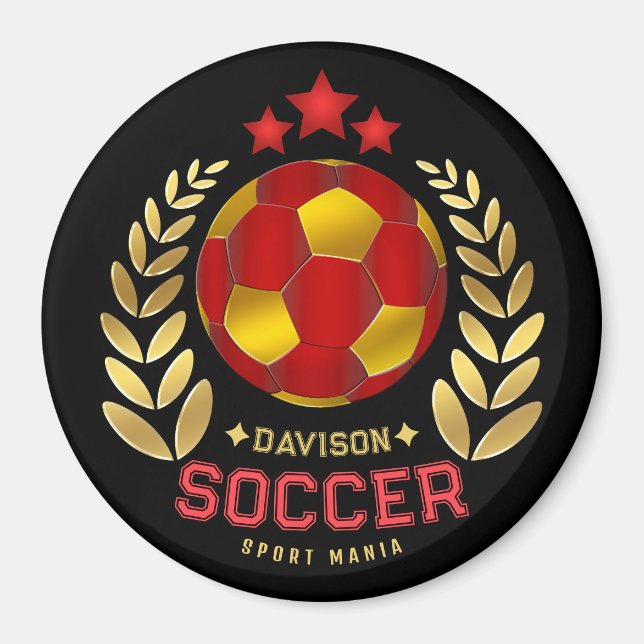 Personalized Soccer Gift For Players And Fans Magnet (Front)