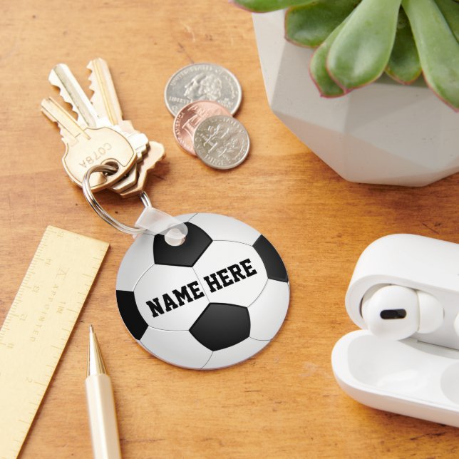 Personalized Soccer Gifts for Team Players Key Ring (Desk)