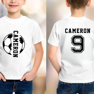 Personalized Soccer Name Soccer Mom Team Birthday T-Shirt