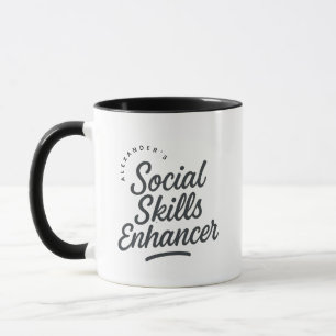 Personalized Social Skills Enhancer Gift Coffee Mug
