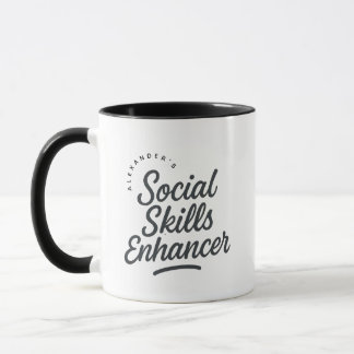 Personalized Social Skills Enhancer Gift Coffee Mug