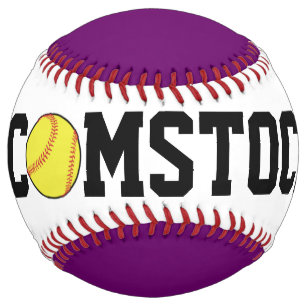 Personalized softball Comstock ball