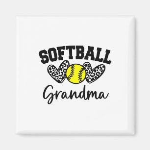 Personalized Softll Heart Tee Cute Grandma Men Sof Magnet