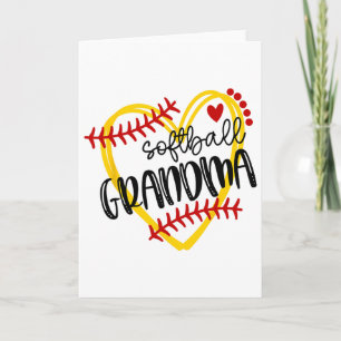 Personalized Softll Heart Tee Cute Grandma Women S Card
