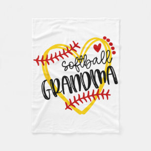 Personalized Softll Heart Tee Cute Grandma Women S Fleece Blanket