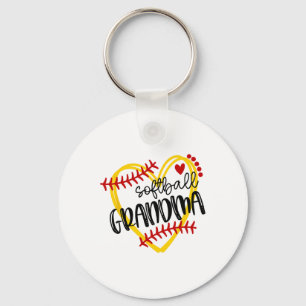 Personalized Softll Heart Tee Cute Grandma Women S Key Ring