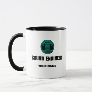 Personalized Sound Engineer Audio Engineering Mug