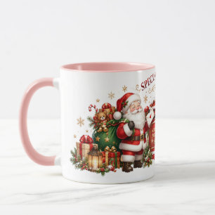 Personalized Special Delivery Santa Christmas Mug 