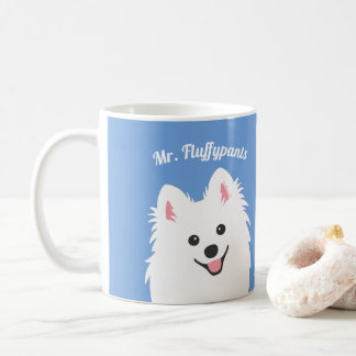 Personalized Spitz Dog, Samoyed, Eskimo Puppy Mug