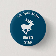 Personalized Stag Night Badge