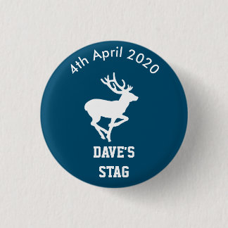 Personalized Stag Night Badge