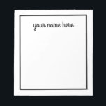 Personalized Stationery Notepad for Men<br><div class="desc">Personalized Stationery Notepad for Men</div>