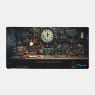 Personalized Steampunk Workbench Desk Mat