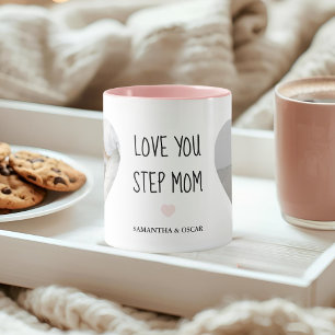 Personalized Step Mom Photo Custom “Love You Gift Mug