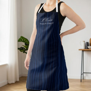 Personalized Striped Apron Custom Unisex Work