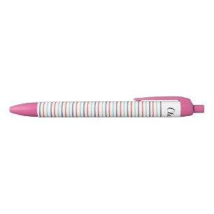 Personalized Striped Pen