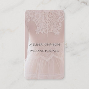 Personalized Stylist Wedding Planner Business Cart Card