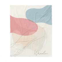 Personalized Subtle Earthy Tone Fluid Art