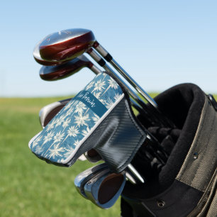 Personalized Summer on the Becah golf ball marker Head Cover