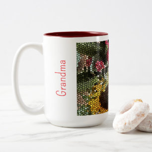 Personalized Sunflower Mosaic Cup