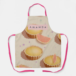 Personalized Sweet Grapefruit Tart Pattern  Apron