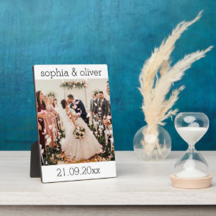 Personalized Tabletop Sign with Easel Plaque