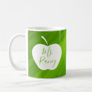 Personalized Teacher Gift, Apple Teacher Gifts,  Coffee Mug