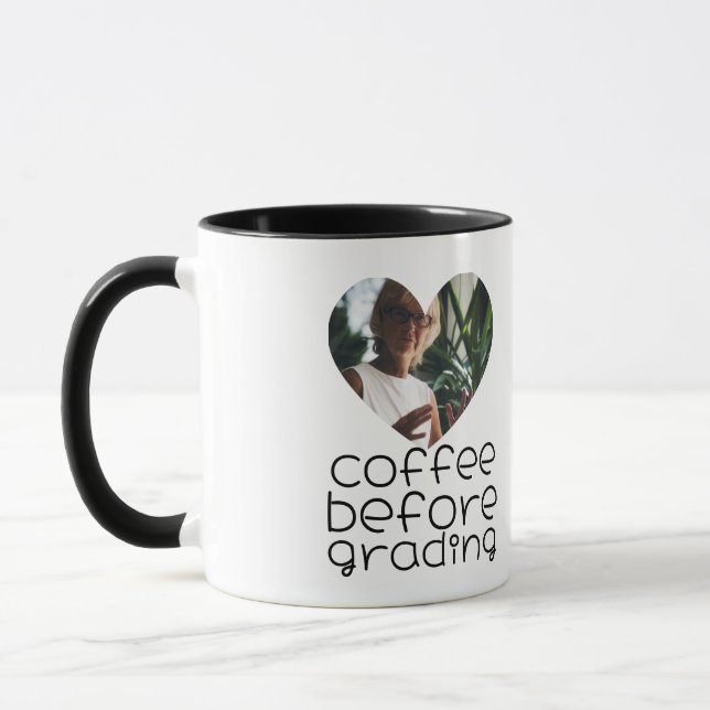 Personalized Teacher Gift Mug with Photo (Left)