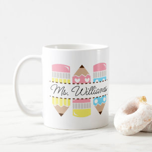 Personalized Teacher Name Teacher Appreciation Coffee Mug