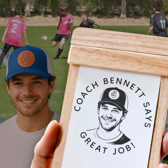 Personalized Teacher Stamp With Custom Photo Stamp (Creator Uploaded)