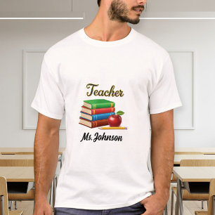 Personalized Teacher T-Shirt - Cotton Unisex