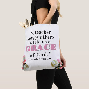 Personalized Teacher's Appreciation Tote Bag