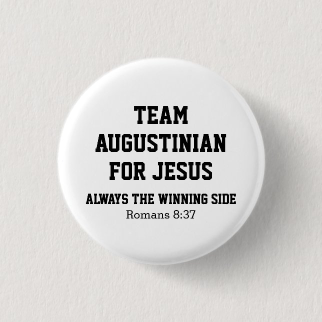 Personalized TEAM JESUS 3 Cm Round Badge (Front)