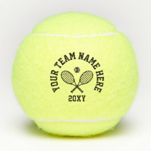 Personalized Team Name Custom Tennis Balls