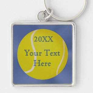 PERSONALIZED Tennis Keychains for Men