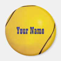 Personalized Tether Ball Magnet
