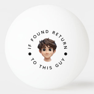 Personalized Text and Name Ping Pong Ball