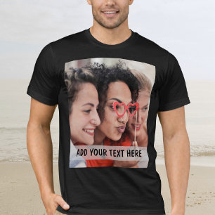 Personalized Text & Photo T-Shirt