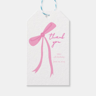 Personalized Thank You Gift Tag for Birthday Celeb
