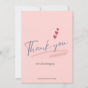 Personalized Thank You Note with Custom Name  Card