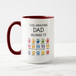 Personalized This Amazing Dad Belongs To | Custom  Mug