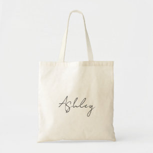 Personalized Tote Bag, Bridesmaid Totes, Name Tote