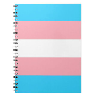 Personalized Transgender Flag Notebook