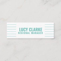 Personalized "Turquoise Strips" Social Media