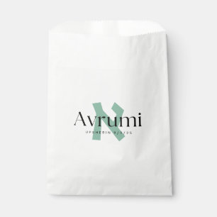 Personalized Upsherin Bags - Big Aleph Beis Letter