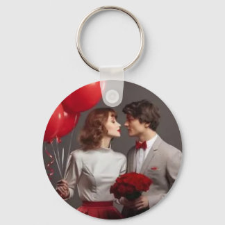 Personalized Valentine Photo Keychain | Custom 