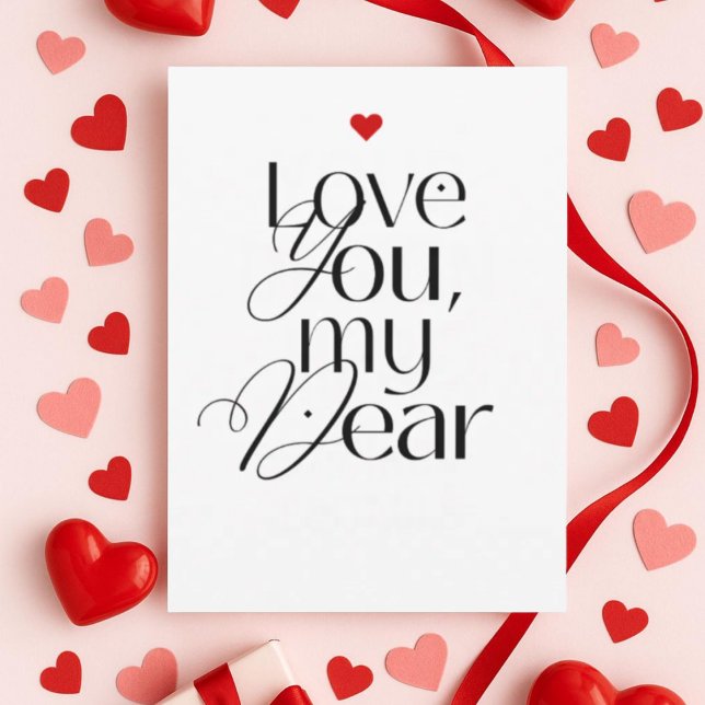 Personalized Valentine’s Day Card with Photo pink (Creator Uploaded)