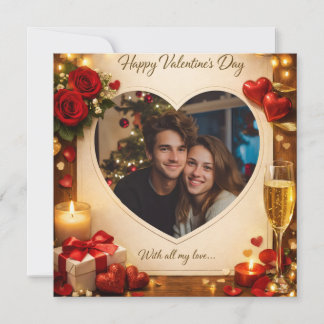 Personalized Valentine’s Day Card your Photo