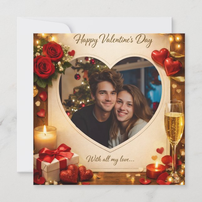 Personalized Valentine’s Day Card your Photo (Front)